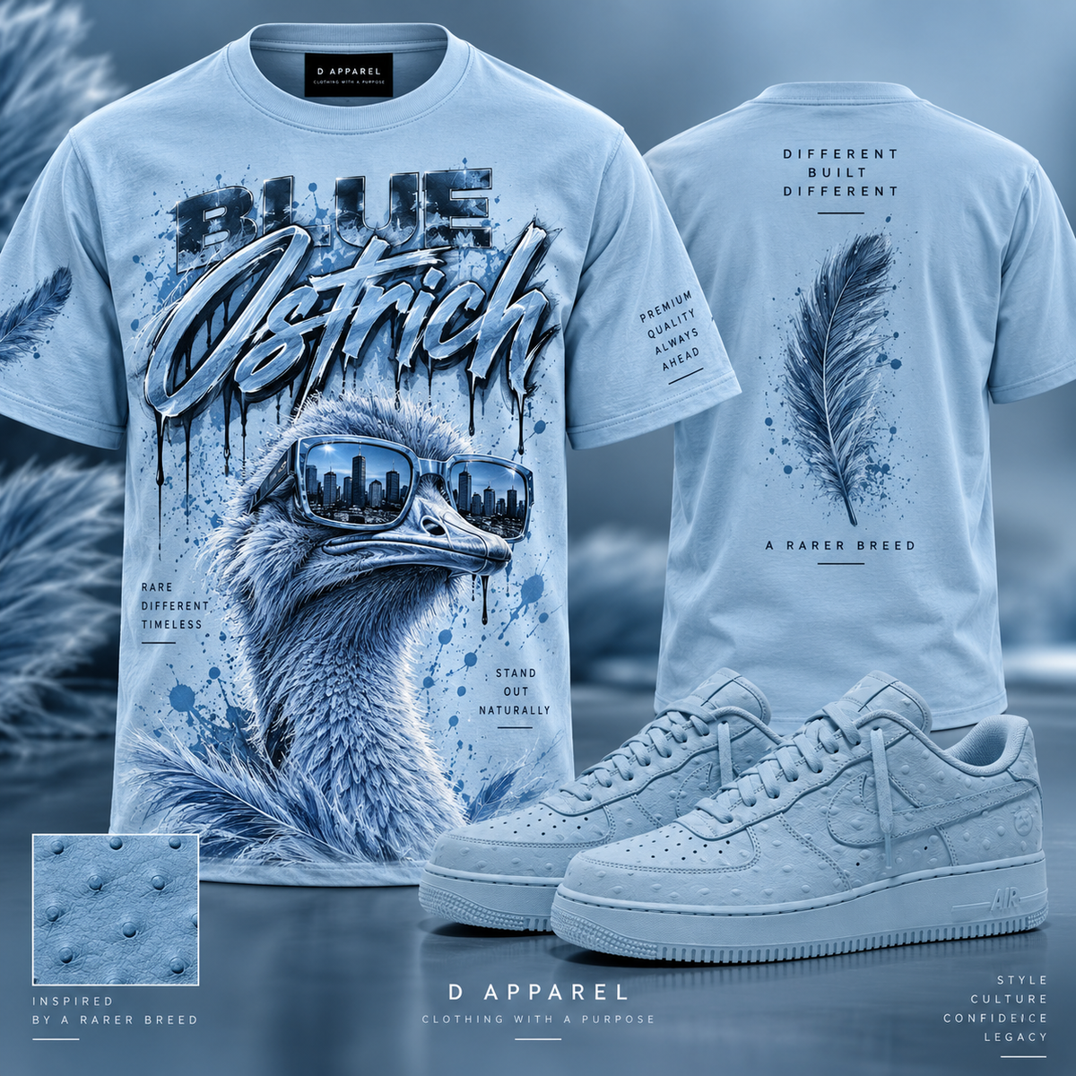 BLUE OSTRICH